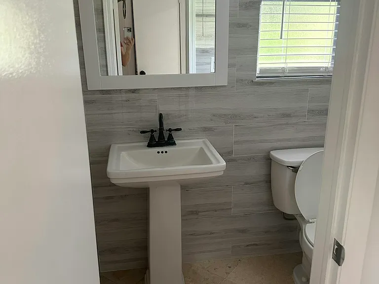 half bathroom with toilet