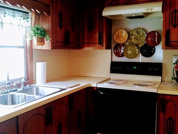 Sunny kitchen with double sink