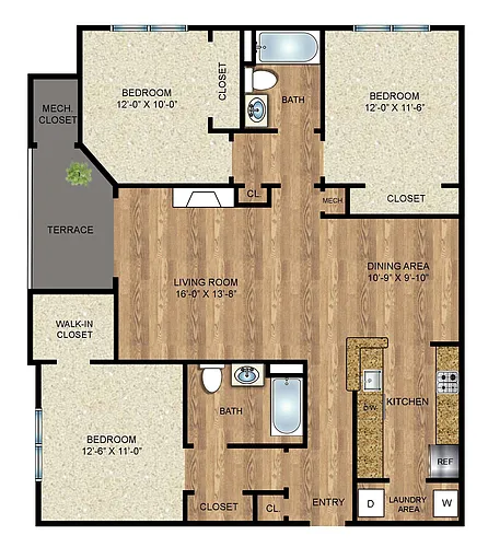 Floor plan C2