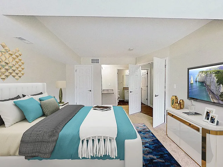 Light-filled spacious bedroom