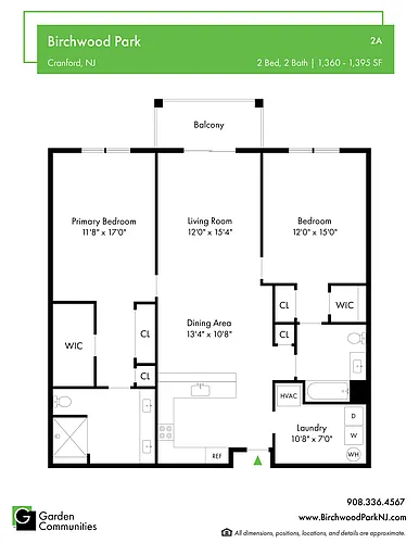 Floor plan $3.14/sq.ft. - 2A