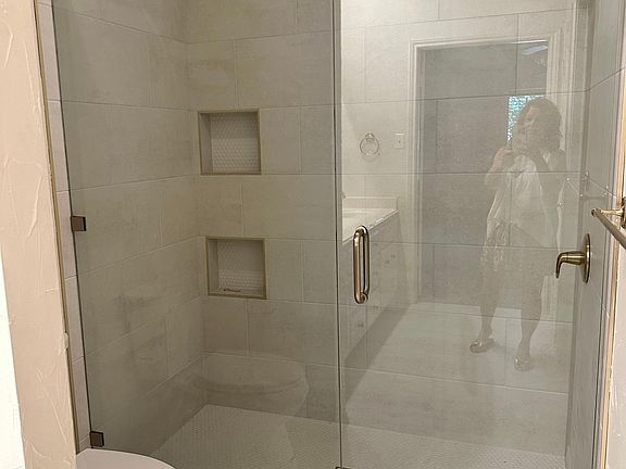 New walk in shower