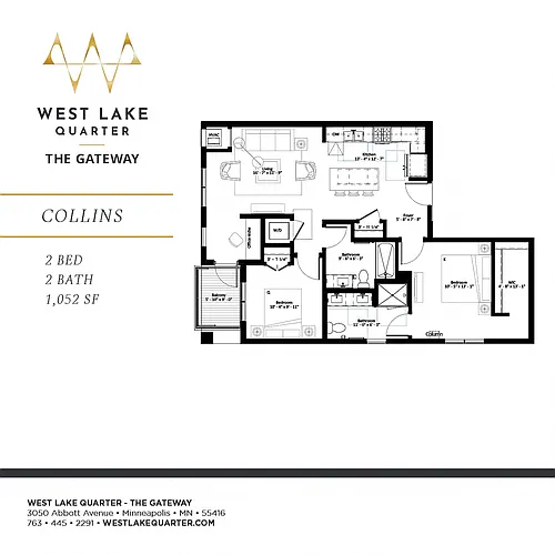 Floor plan Collins