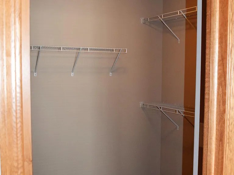 Huge walk in closet in master