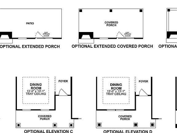Trafford First Floor Options
