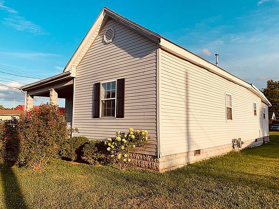 West side of house