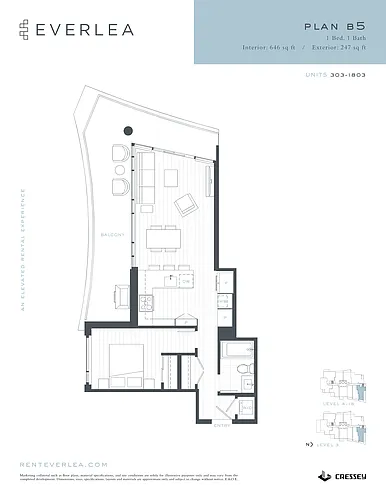 Floor plan 1303