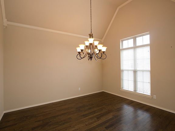 Vaulted formal dining room