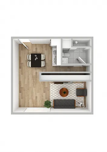 Floor plan Studio