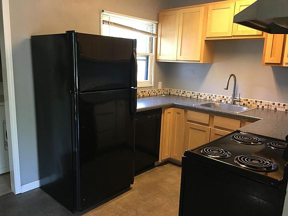 Kitchen includes dishwasher and plenty of counter space.