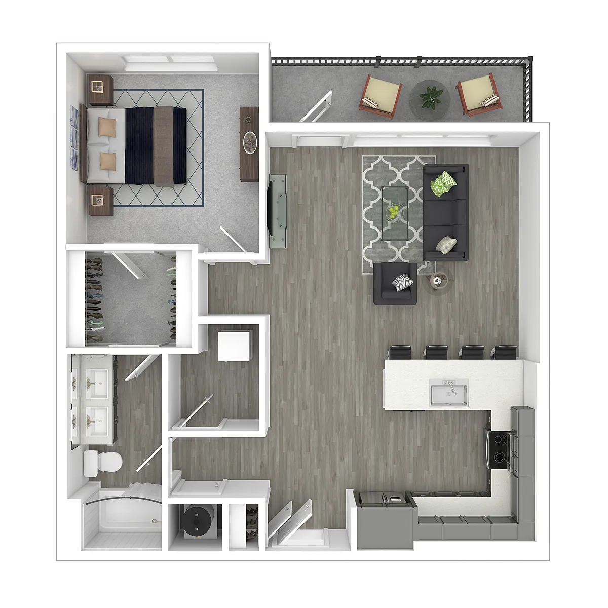 Floor plan A2 Wabash