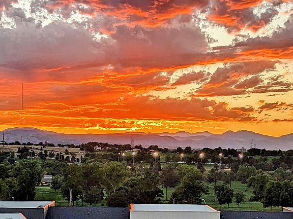 Sunset from rooftop