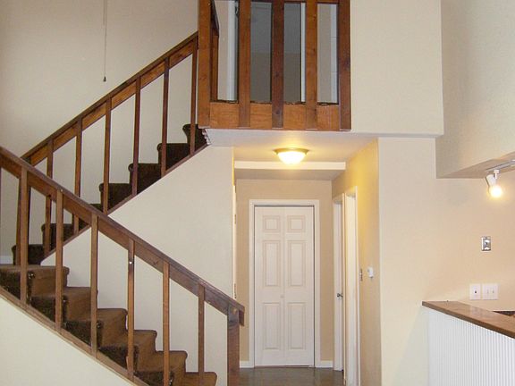 entry way stairs to master bedroom
