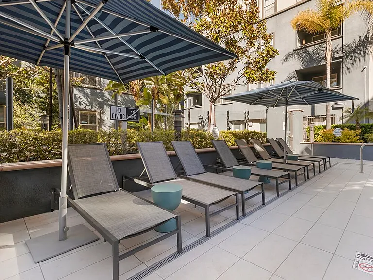 Sundeck with lounge seating