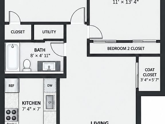 2nd image of 837 S 74th St #11