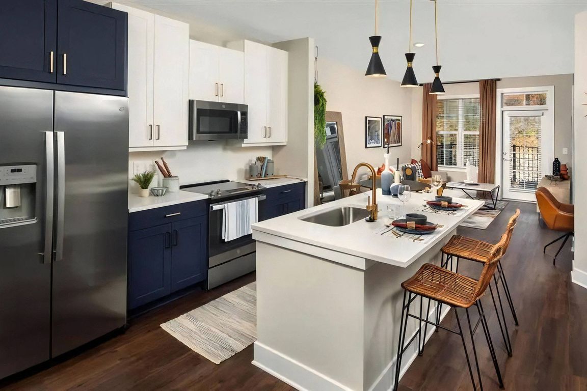 Gourmet Kitchen with Chef Inspired Stainless Steel Appliance