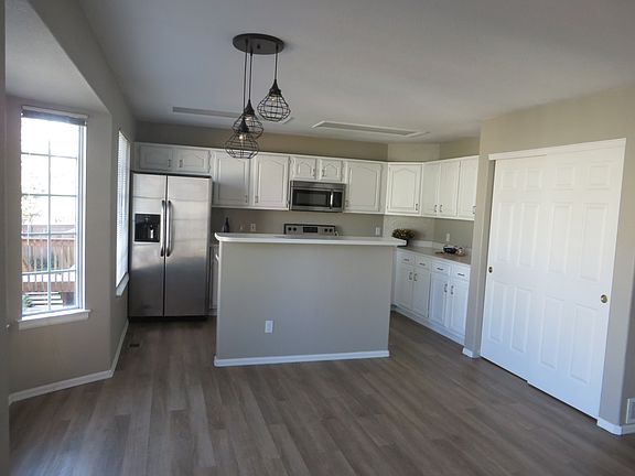 Kitchen, dining area, pantry