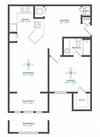 Floor plan 1A