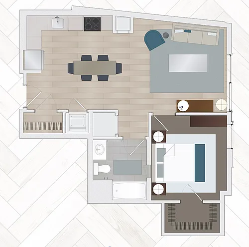 Floor plan A1K