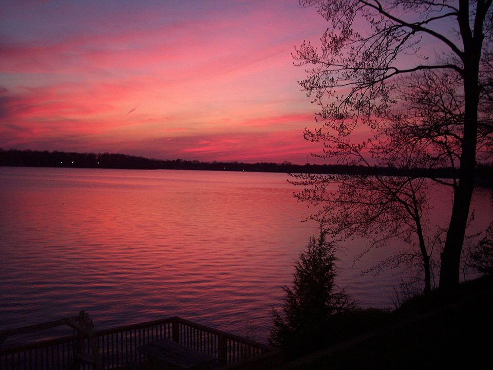 one of many awesome sunsets from the deck