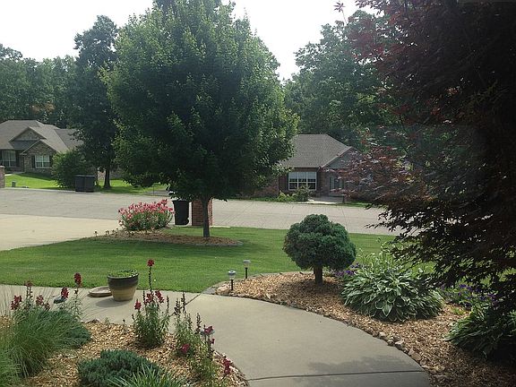 View of yard out front door