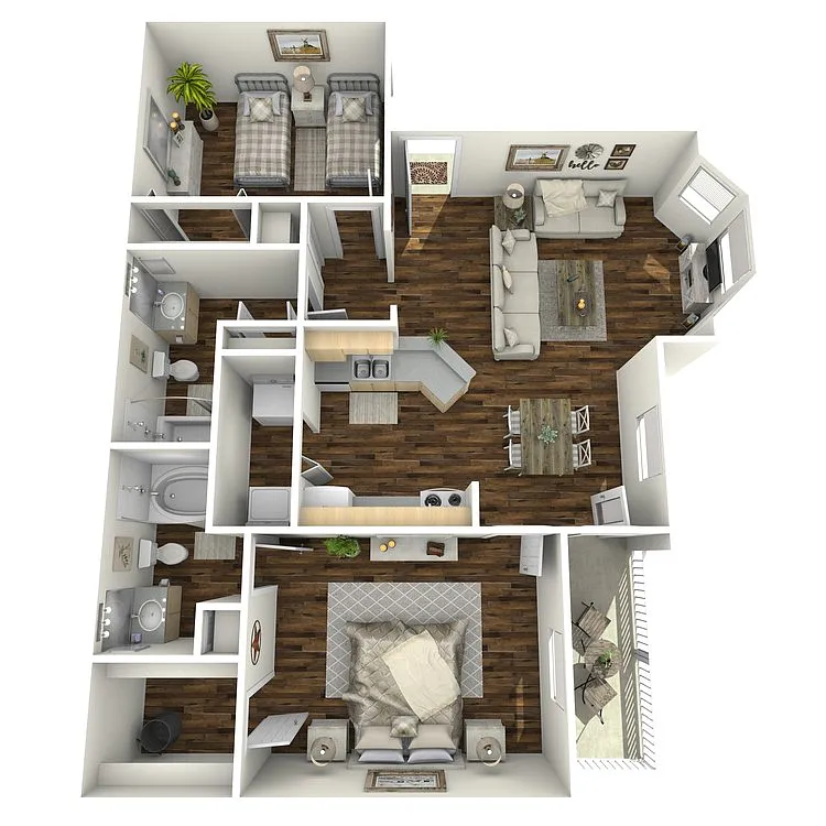 Floor plan B3