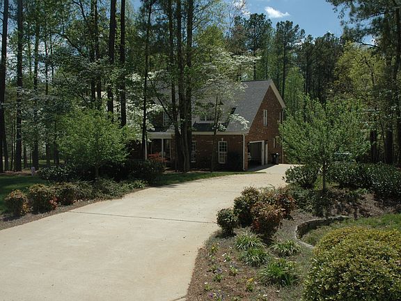 House set back from road