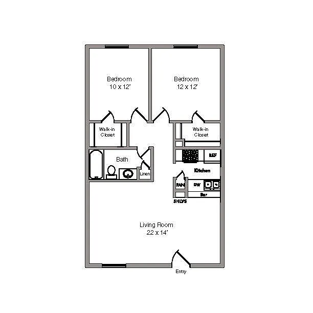 Floor plan 2X1 I