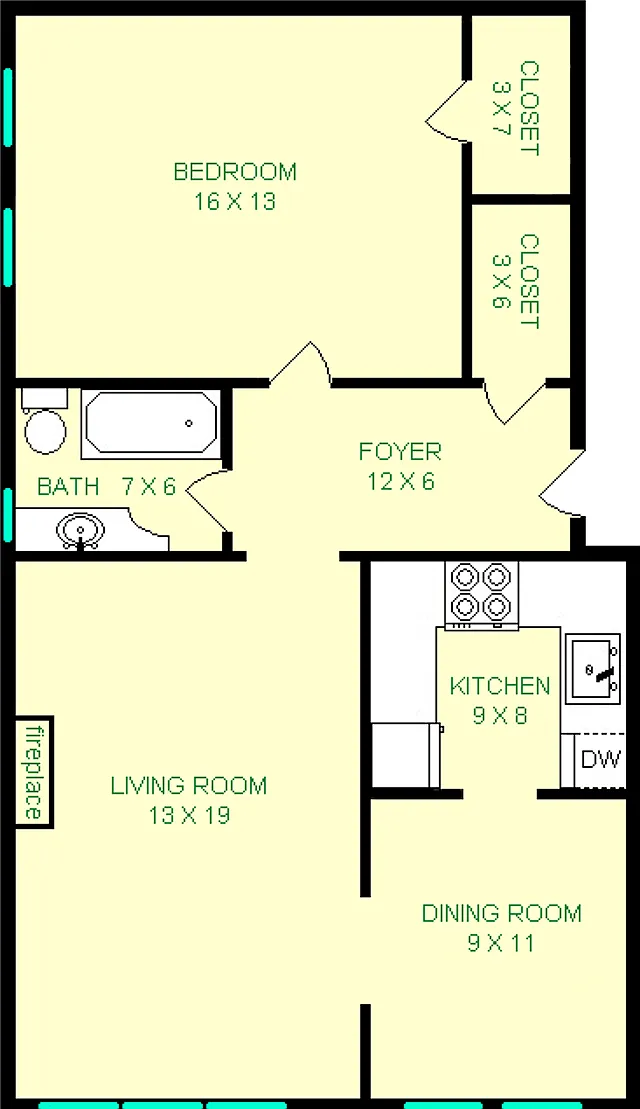 Floor plan Bloomfield