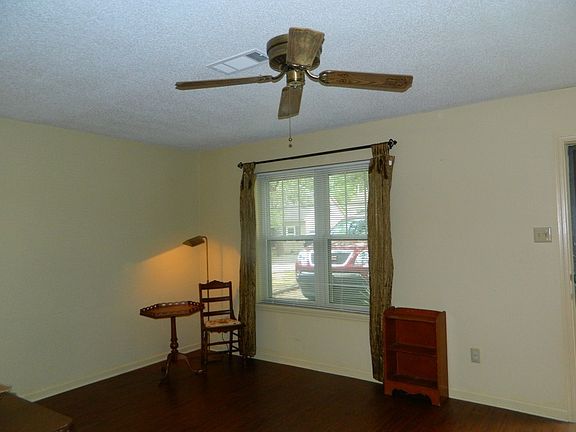 Living area with new front window