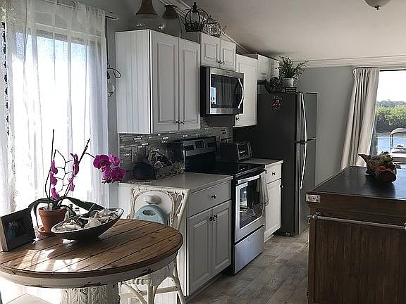 Dining and kitchen area