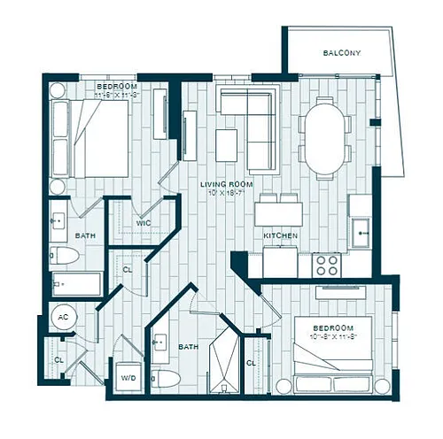 Floor plan B7