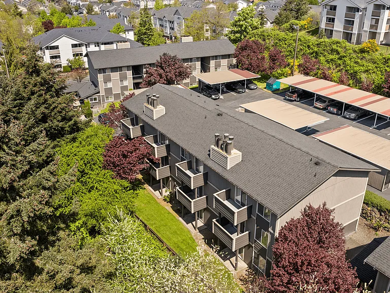 Aerial Apartment View l Warner Park Apartments l Tacoma, WA