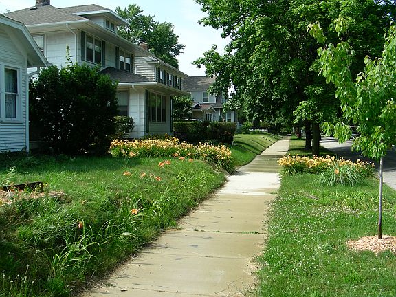 Stanfield Street sidewalk.