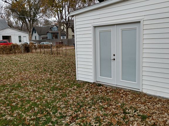 Back yard and addition.