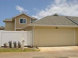 Back View of the 2-Car Garage and House