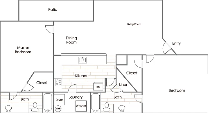 Explore the versatile layout of this contemporary apartment, ideal for both relaxation and entertainment. Explore the versatile layout of this contemporary apartment, ideal for both relaxation and entertainment.