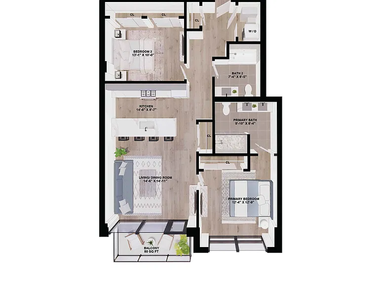 Luxe Suites Chicago Luxury Apartments — Photo 99