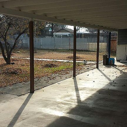 Covered patio