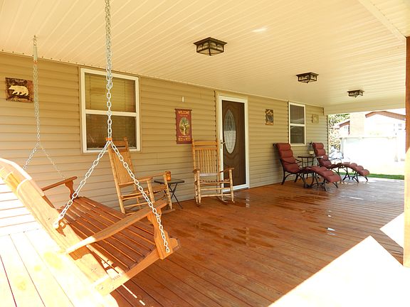 Enjoy this 30'x12' porch