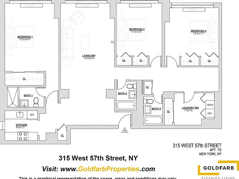315 W 57th St #7G — Photo 2