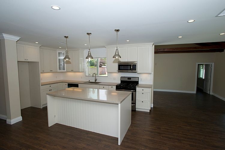Open bright kitchen