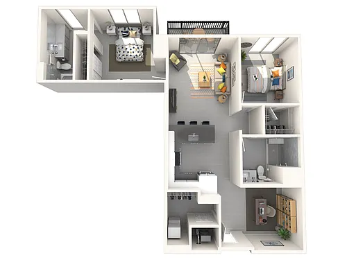 Floor plan BS1 - South Residence