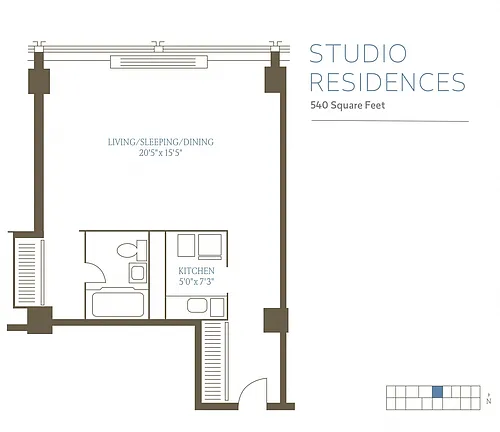 Floor plan Antietam