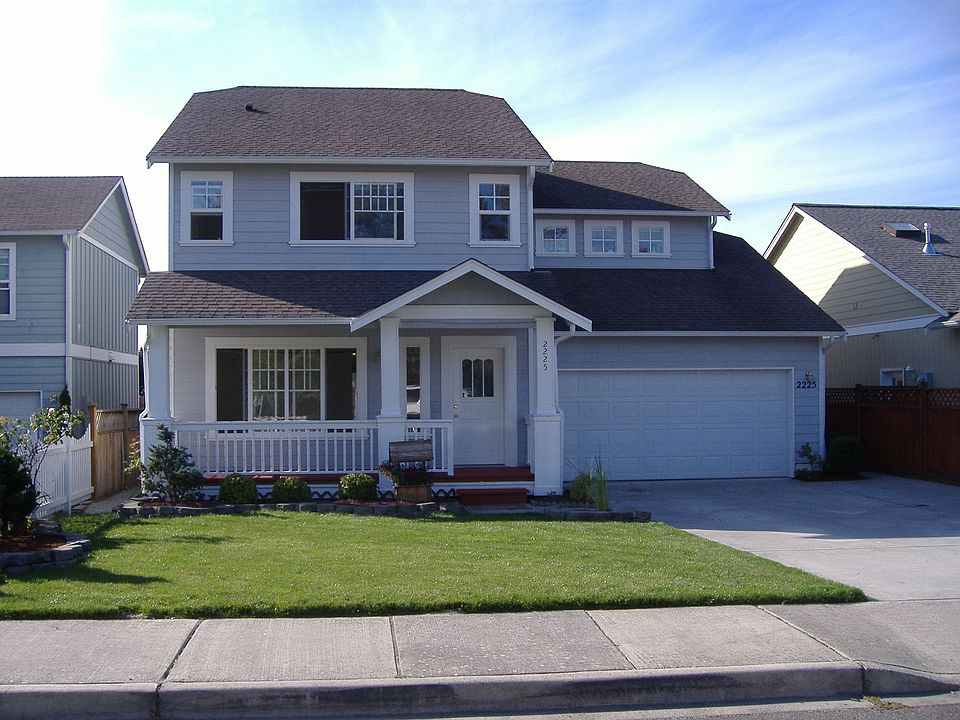 Warm, welcoming porched exterior
