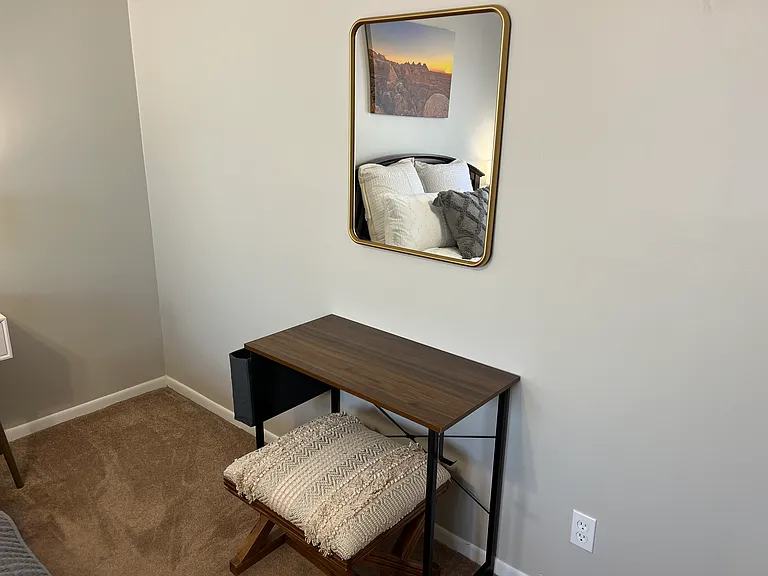 Upstairs bedroom 1 with king bed