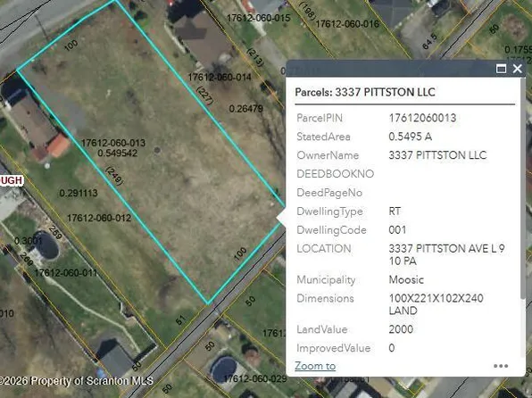 3337 Pittston, Moosic, PA 18507