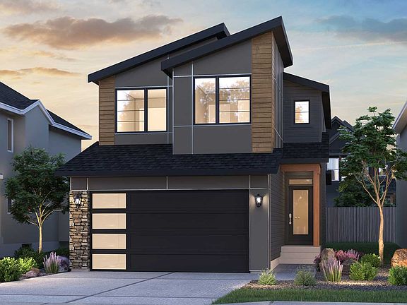 Rundle 24 Rustic Contemporary rendering for Creekstone by Brookfield Residential in Calgary