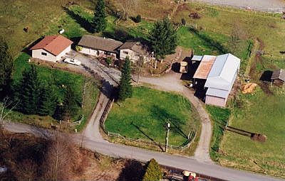 Areial shot of property 