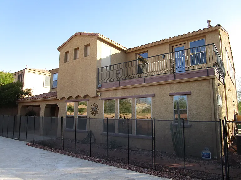Large second floor balcony